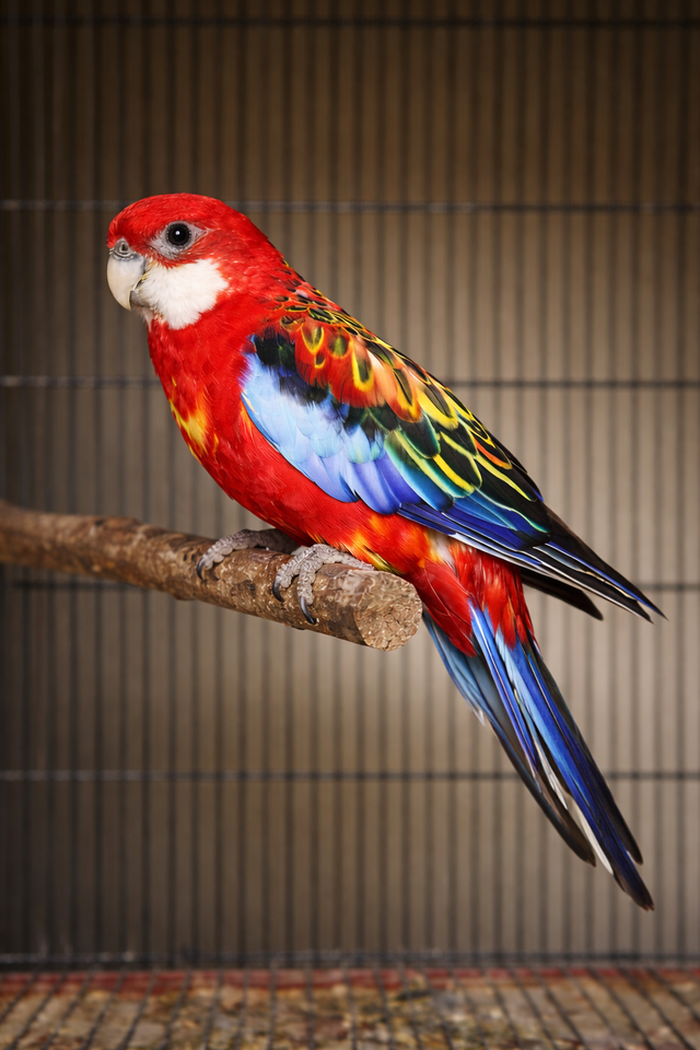 Rosella Parrot –( pair) A Rainbow in Your Aviary