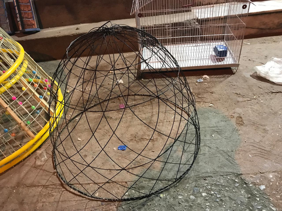 Large Dome Wire Cage – Size L