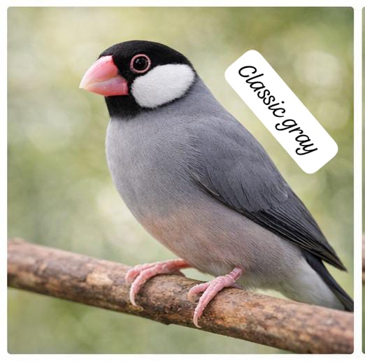 Elite Java Finch Color Series( single bird) – Classic & Rare Mutations
