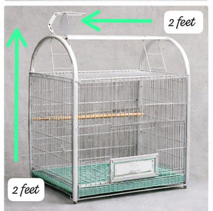 Deluxe Large Iron Bird Cage (2ft x 2ft)